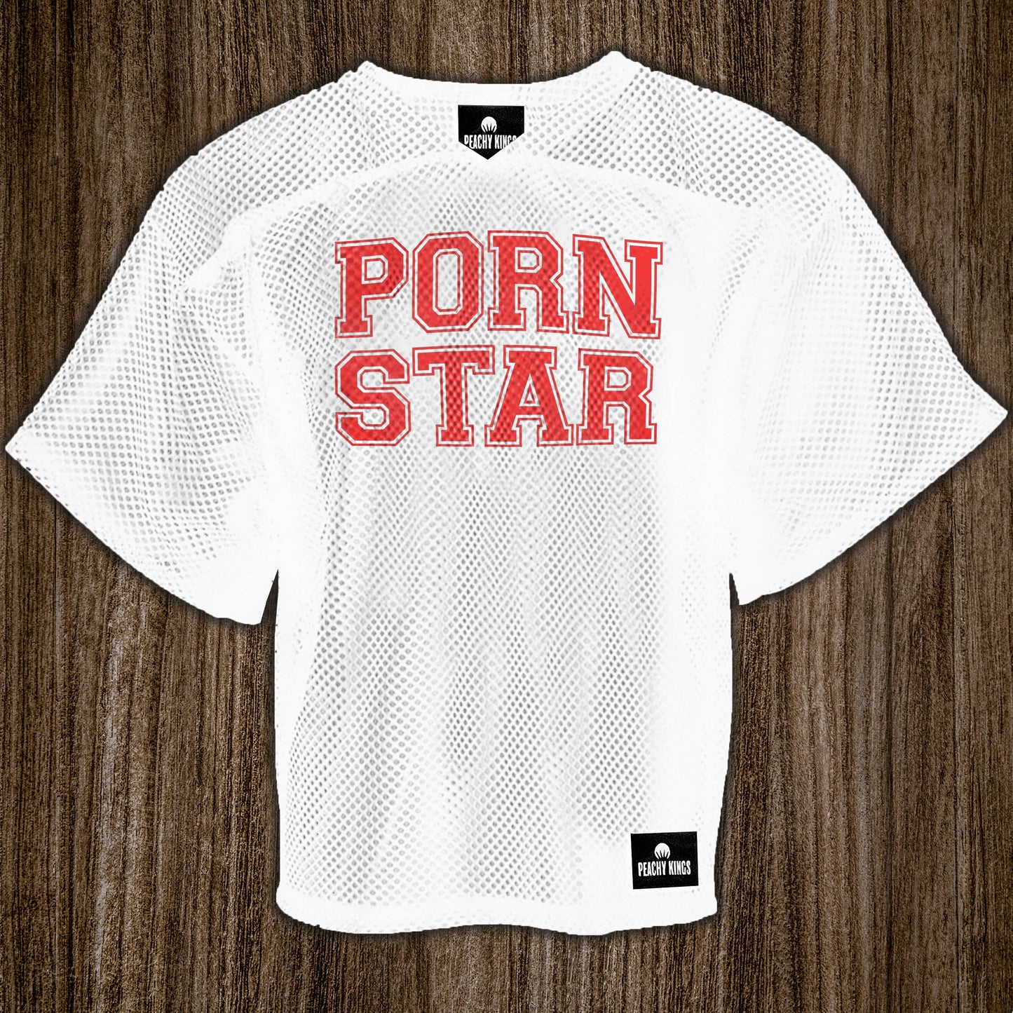 "PORN STARY" Mesh Football Jersey: M