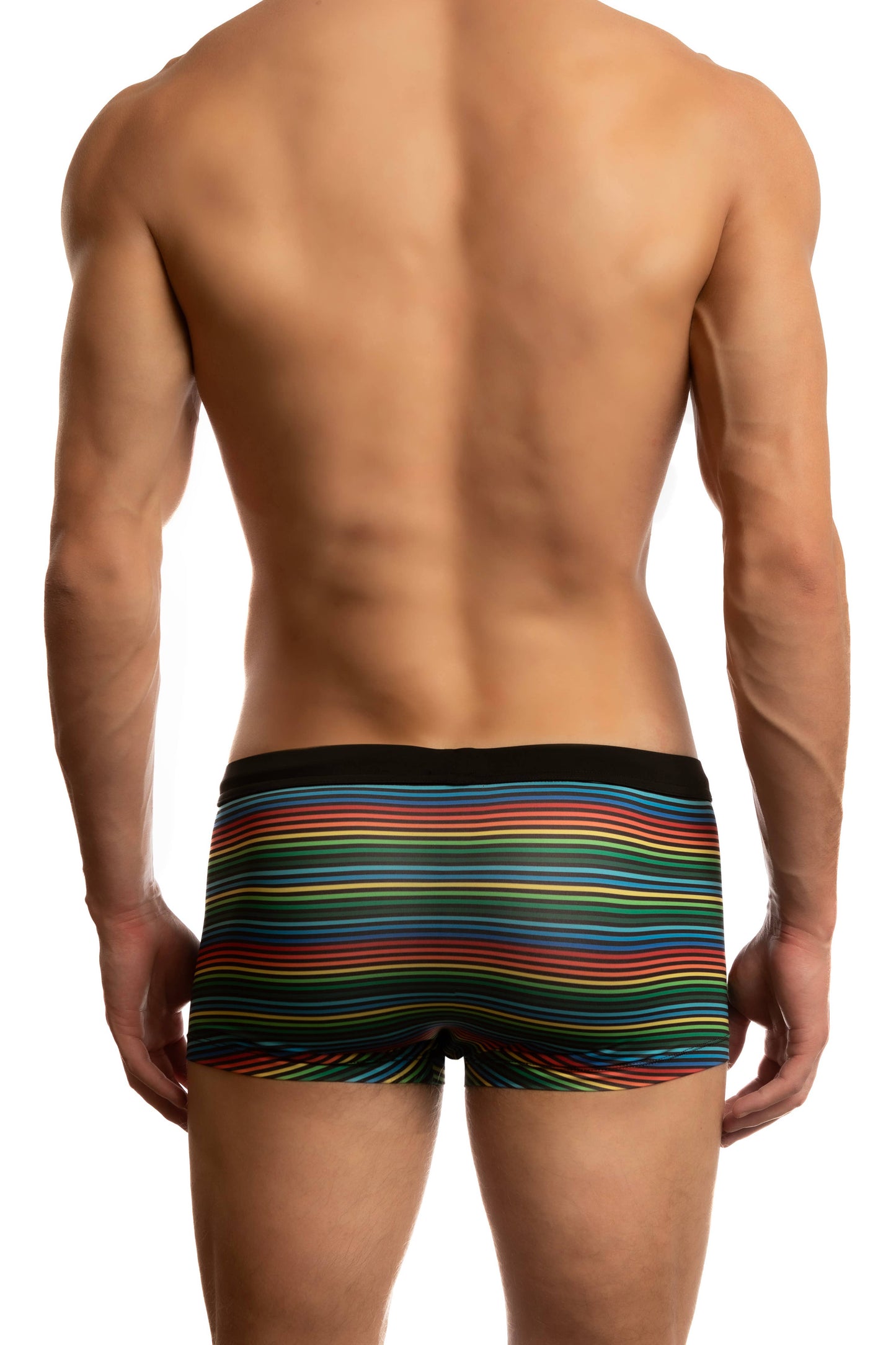 World Pride Bali Cut Swim Trunk: Rainbow / S