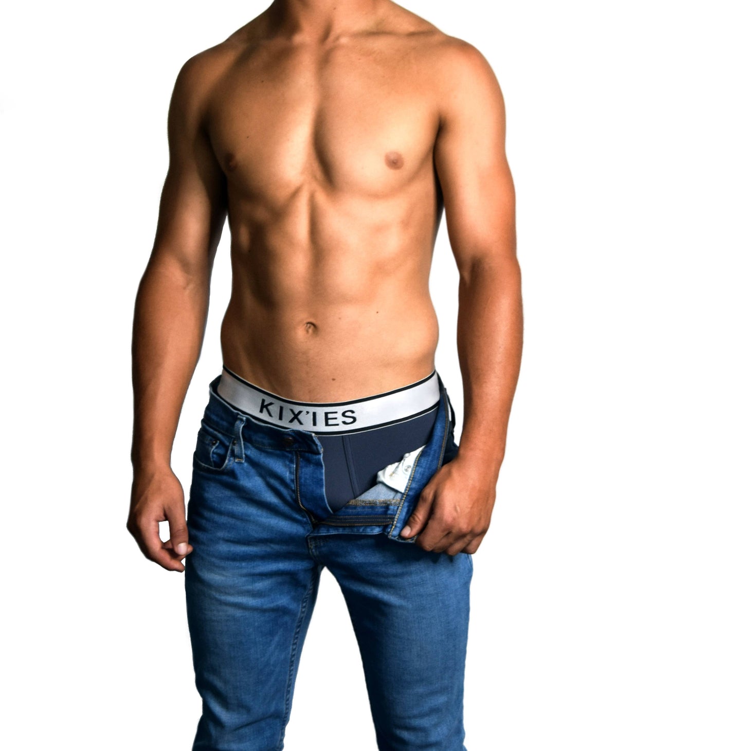 Men's Grey Mesh Trunks: M