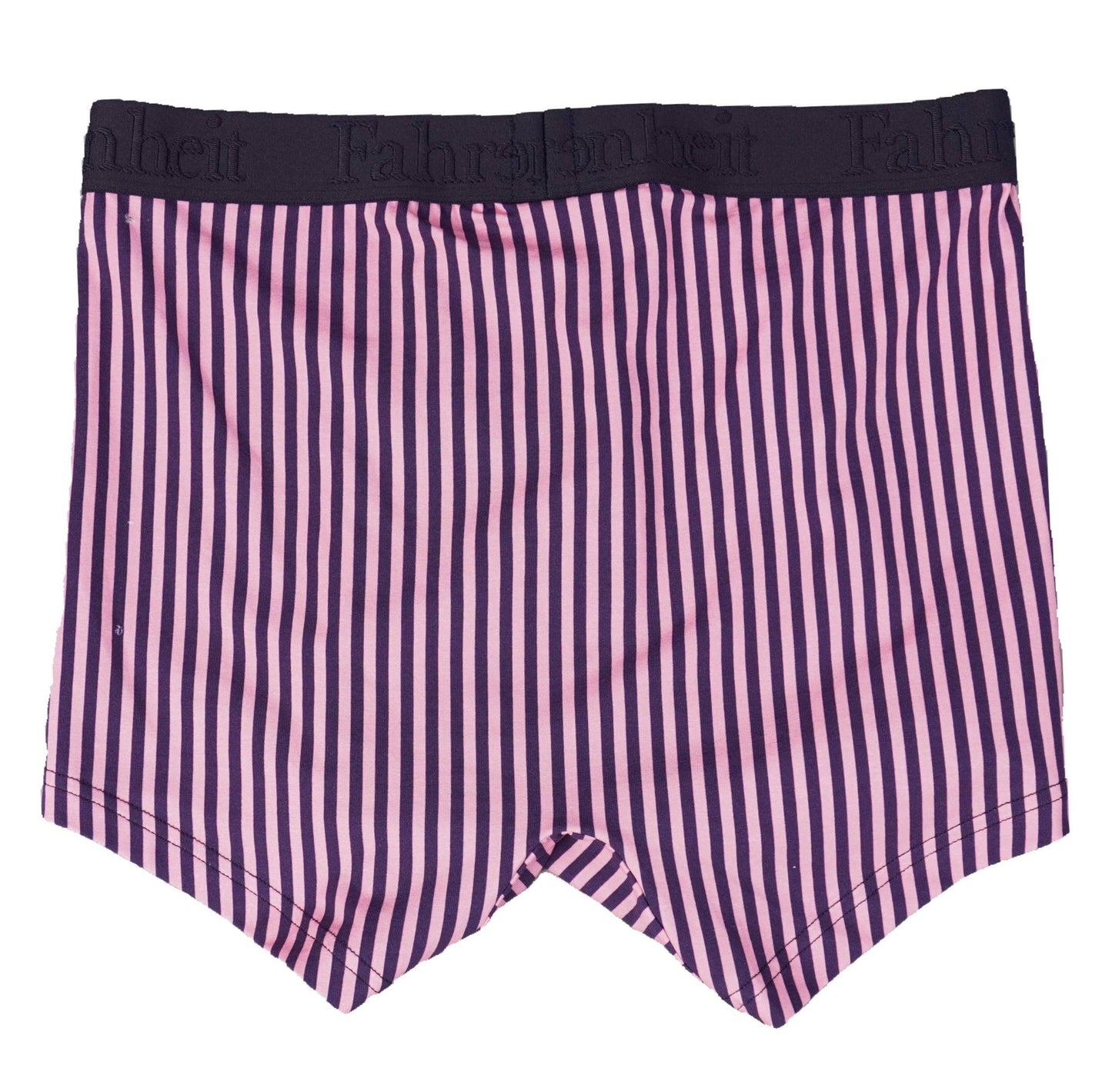Trunk Vertical Stripe Pink & Navy Cotton Men's Underwear: Large