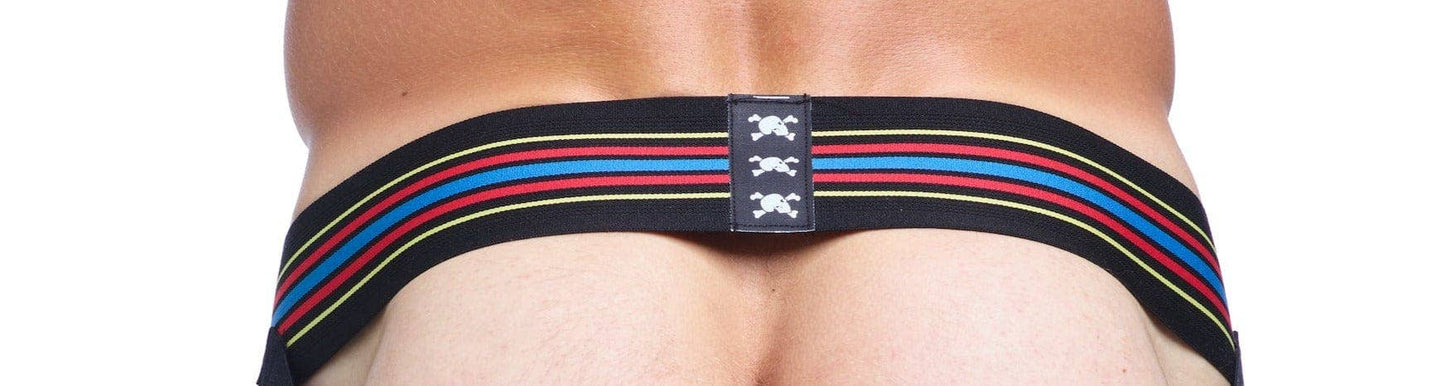Locker Room Jock Black: X-LARGE