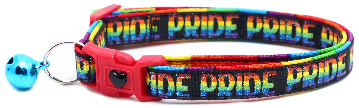 Pride Rainbow Breakaway Cat Collar