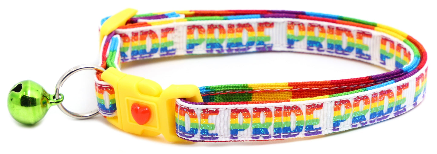 Pride Rainbow Breakaway Cat Collar