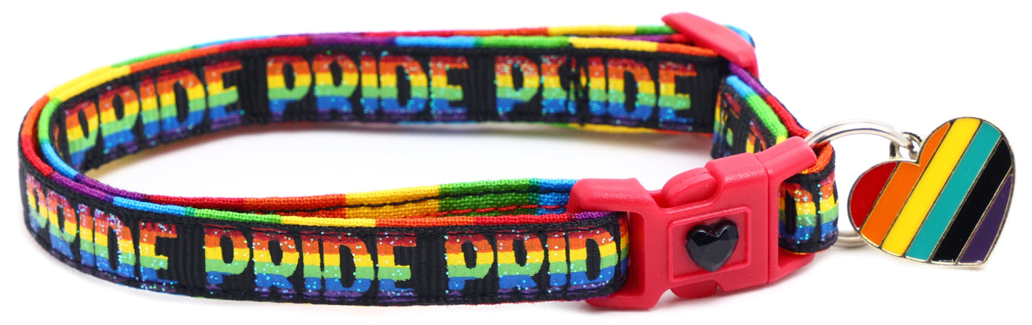 Pride Rainbow Breakaway Cat Collar