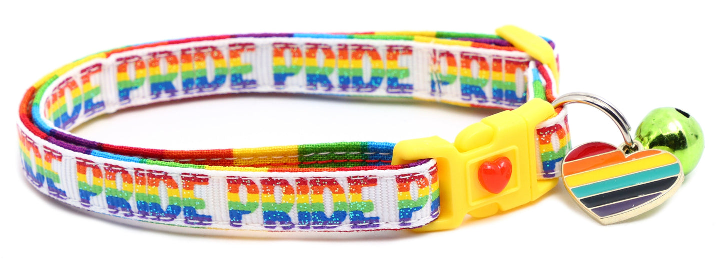 Pride Rainbow Breakaway Cat Collar
