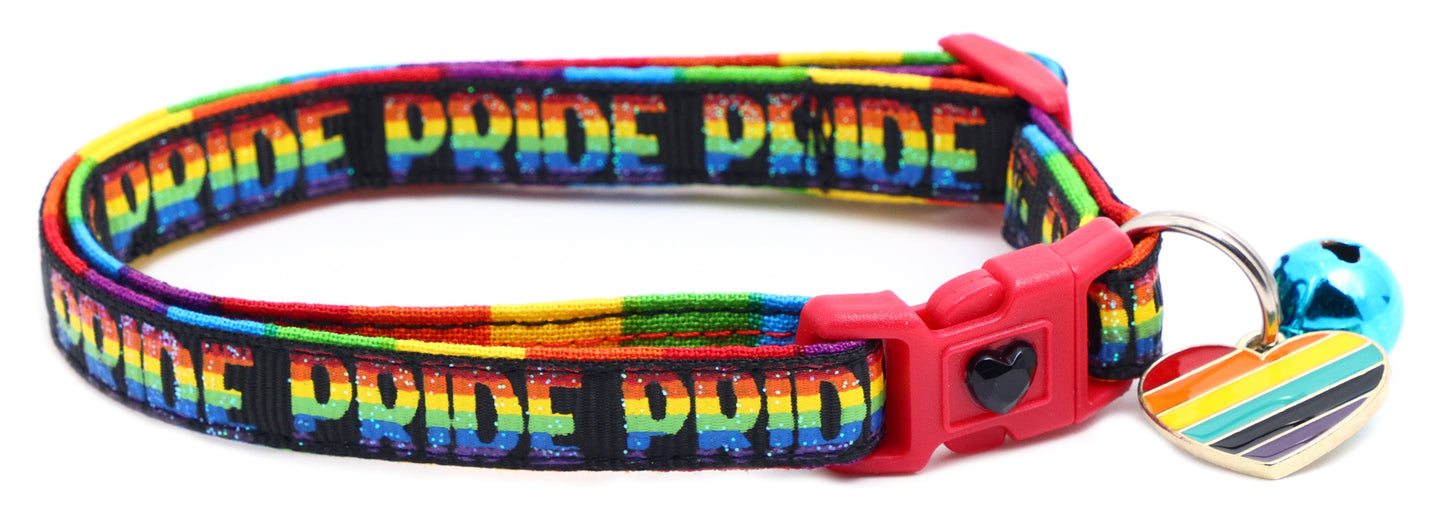 Pride Rainbow Breakaway Cat Collar