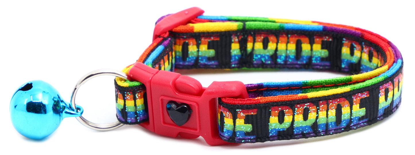 Pride Rainbow Breakaway Cat Collar