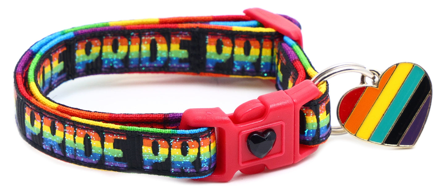 Pride Rainbow Breakaway Cat Collar