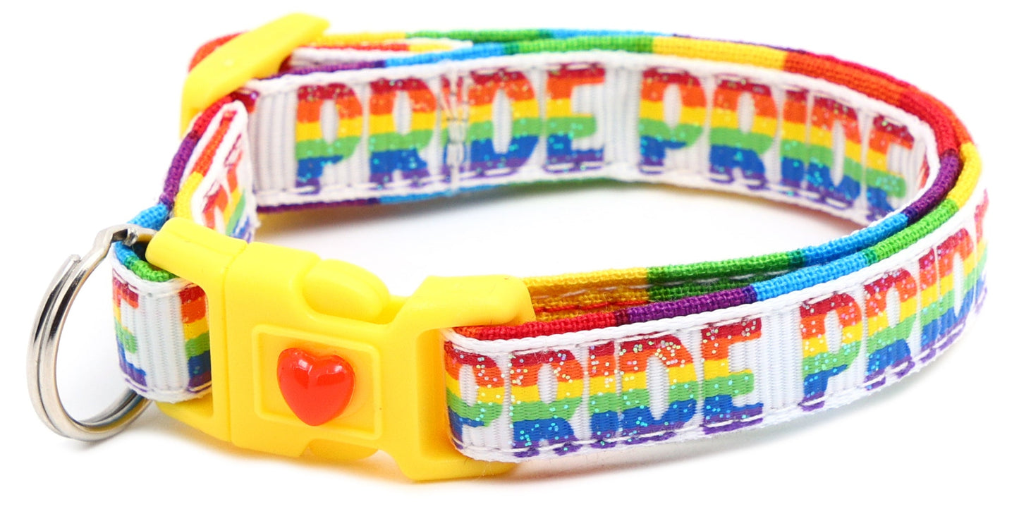 Pride Rainbow Breakaway Cat Collar