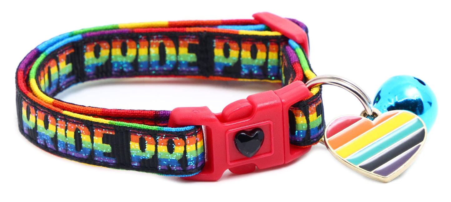Pride Rainbow Breakaway Cat Collar