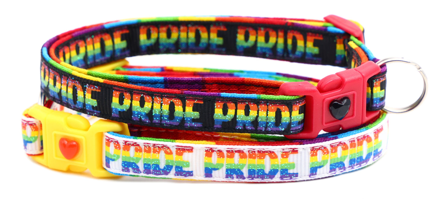 Pride Rainbow Breakaway Cat Collar