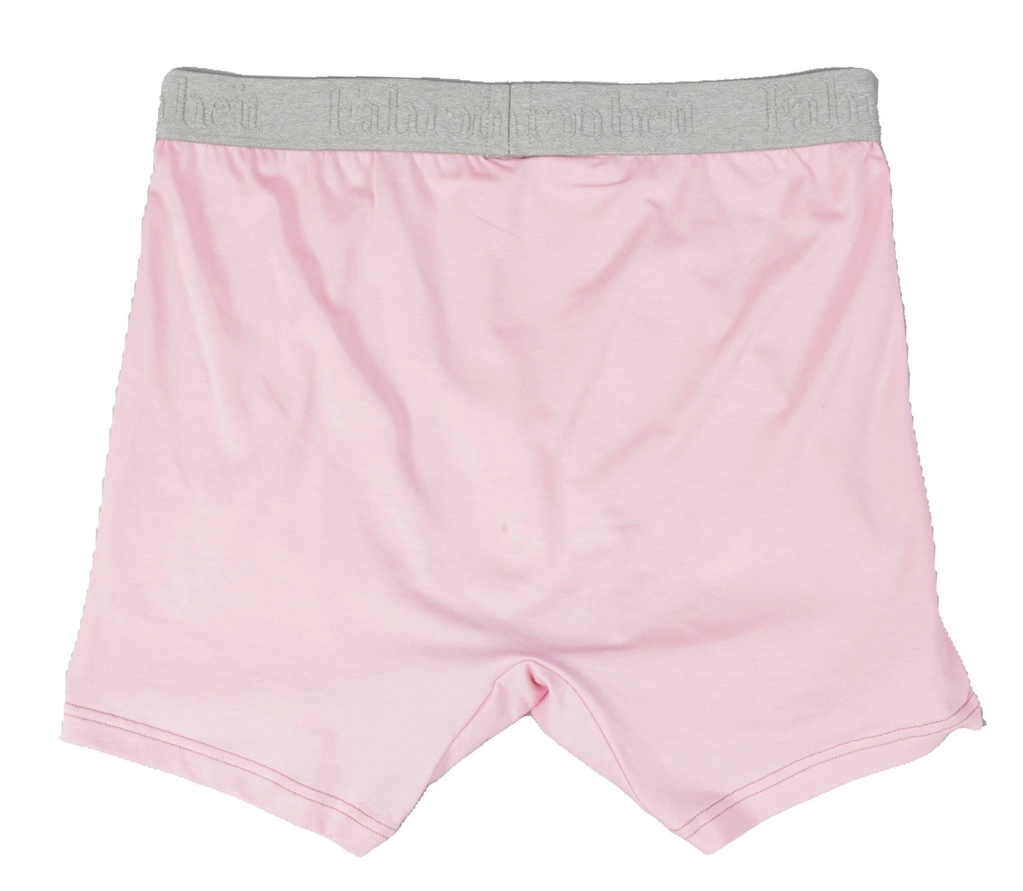 Boxer Briefs Solid Pink Cotton Men's Underwear: Medium