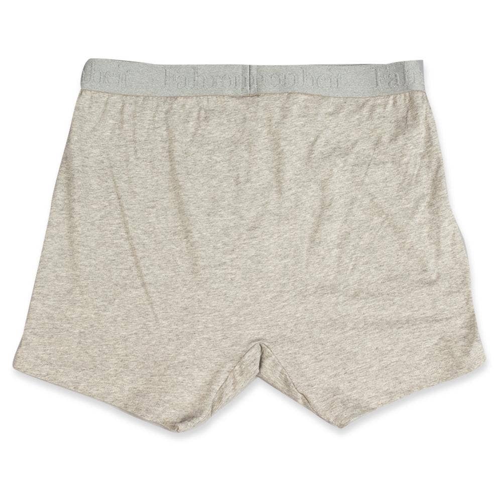 Boxer Brief | Solid Heather Gray Cotton Men's Underwear: XL