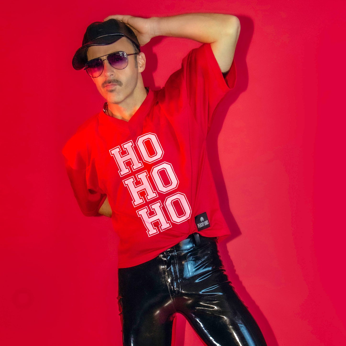 "HO HO HO" Mesh Football Jersey : XL