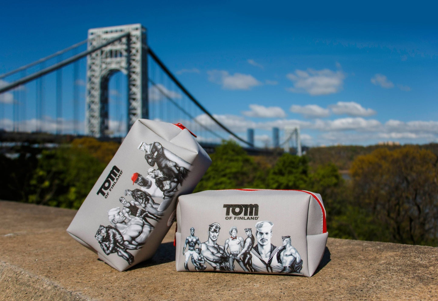 Tom of Finland Toiletry Bag (Dopp Kit) - Vegas Pride Positions