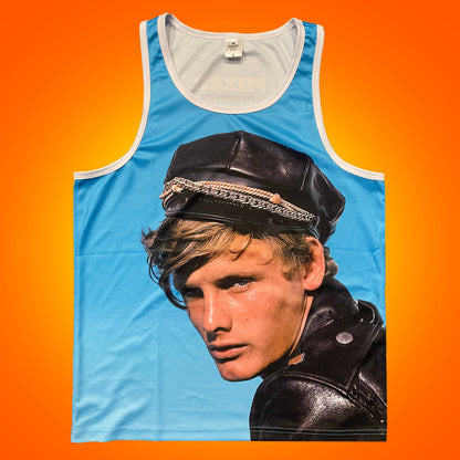 Bob Mizer Mesh Tank Top — "Biker Boy"  : Med