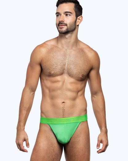 Green Bamboo Thong: XL