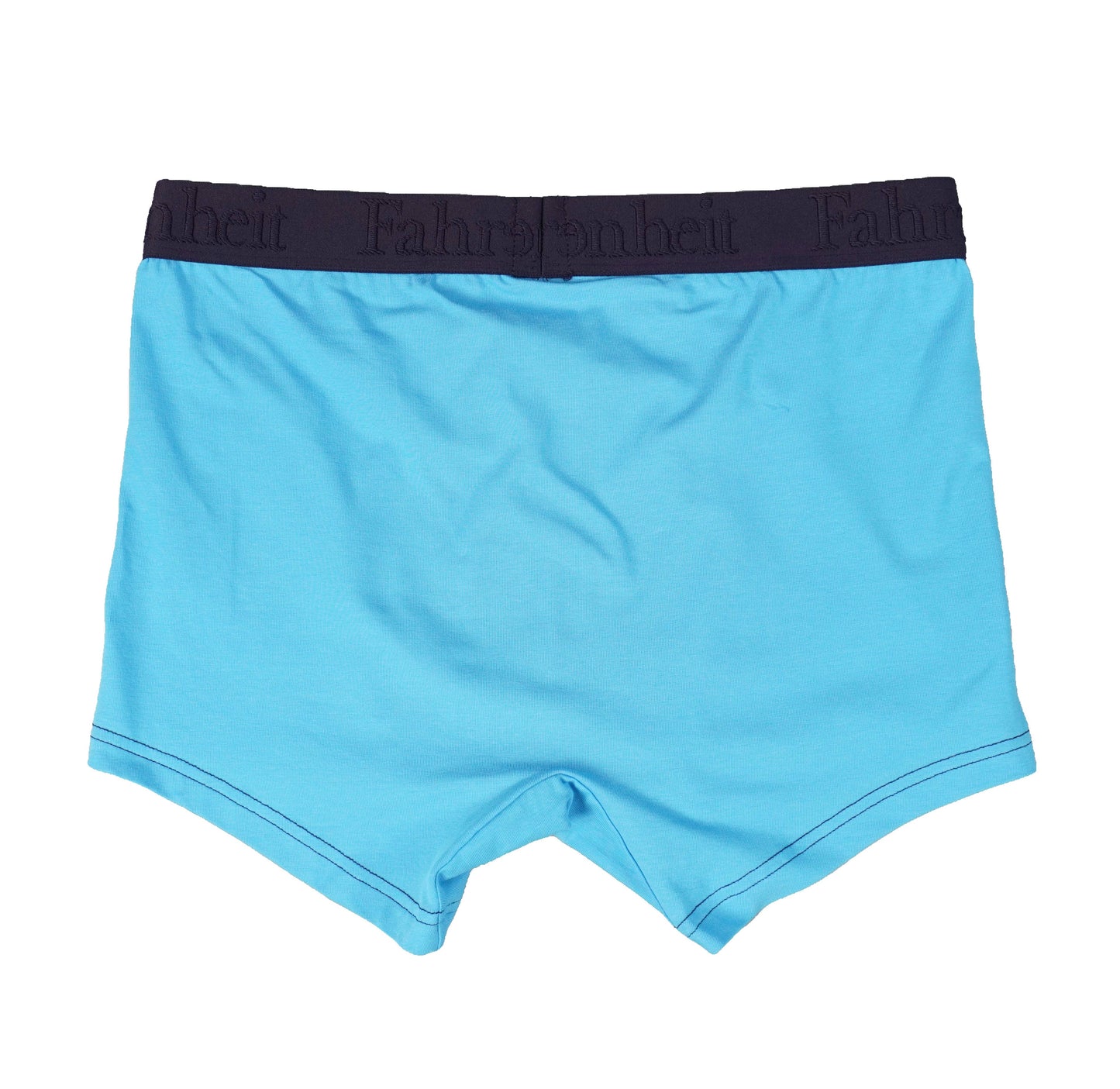 Trunk Solid Blue Cotton Boxer Men's Underwear: Medium