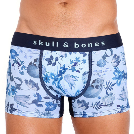 Hand Painted Dutch Floral Trunk Sky: XX-LARGE