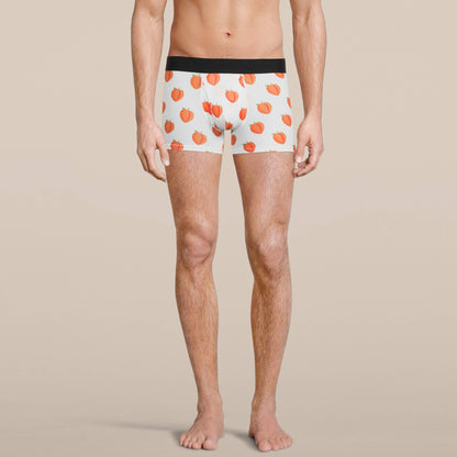 Men's Peach Boxer Trunk Underwear with Pouch: XL