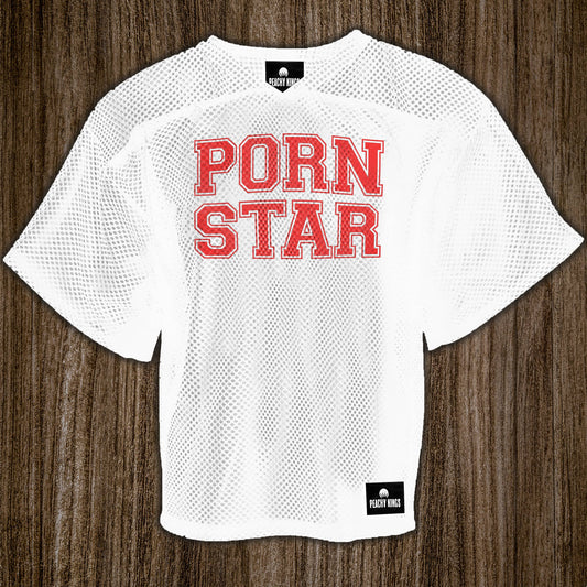 "PORN STARY" Mesh Football Jersey: S