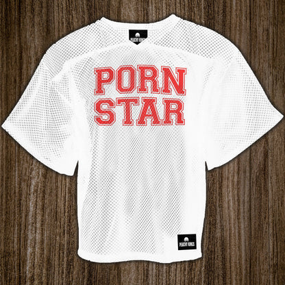 "PORN STARY" Mesh Football Jersey: M