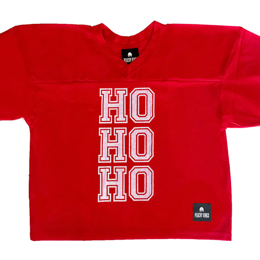 "HO HO HO" Mesh Football Jersey : XL