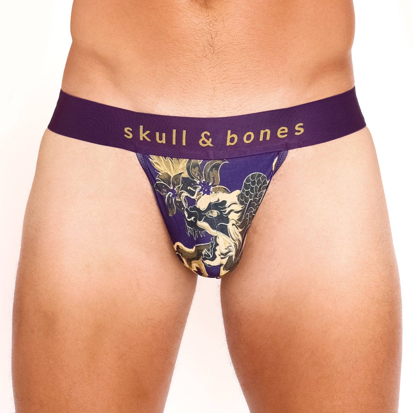 Fire Breathing Dragon Thong Purple: X-SMALL