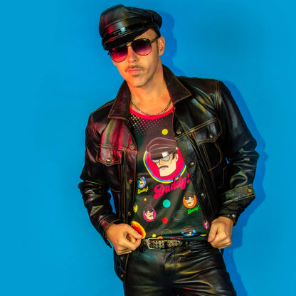 "Disco Daddy" Mesh Tank Top: Small