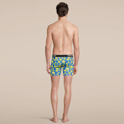 Men's Lemon Boxer Brief Underwear: S