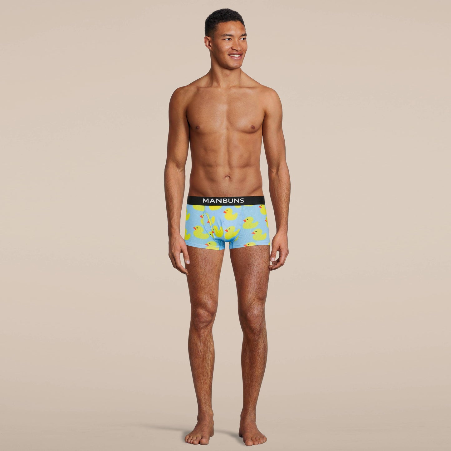 Men's Rubber Duck Boxer Trunk Underwear: M