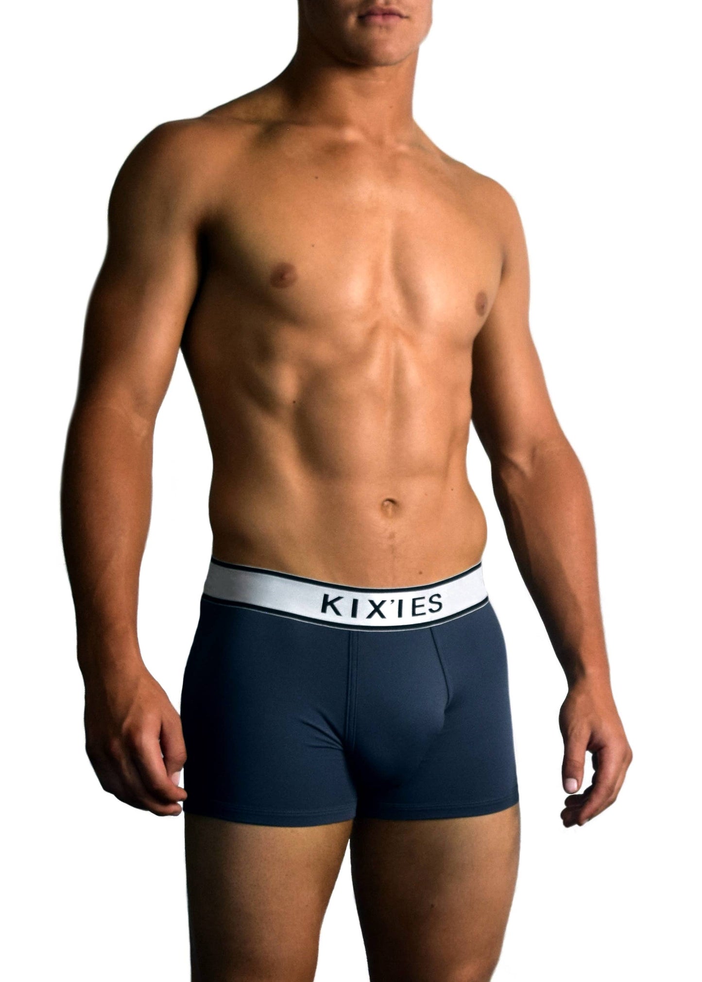 Men's Grey Mesh Trunks: M