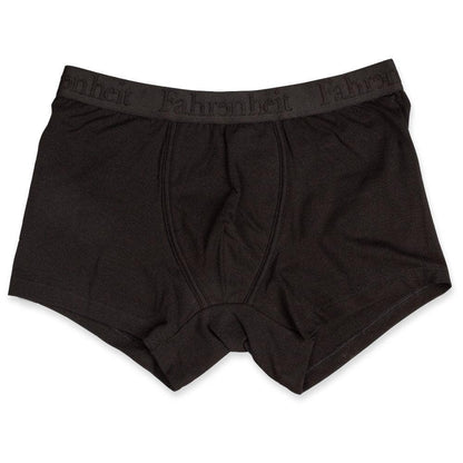Trunk | Solid Black Cotton Boxer Men's Underwear: L
