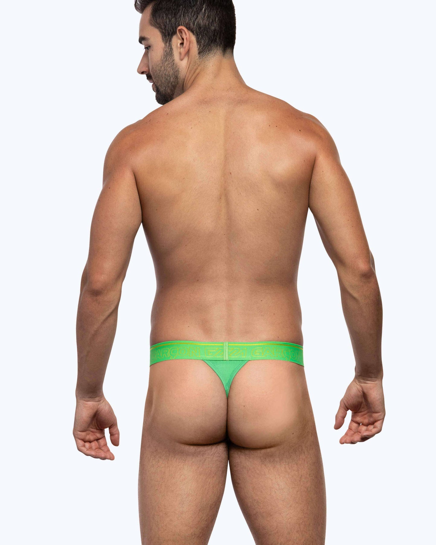 Green Bamboo Thong: M