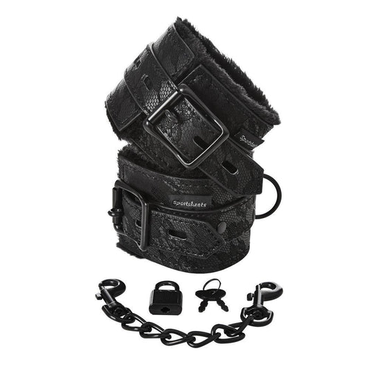 "Sincerely Fur Lined Hand Cuffs SS520-17"