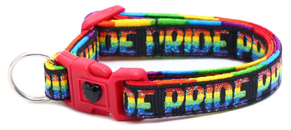 Pride Rainbow Breakaway Cat Collar