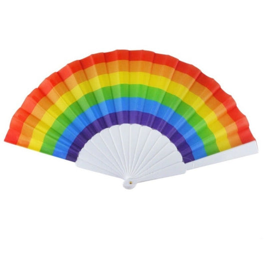 Rainbow Pride Flag Handheld Fan