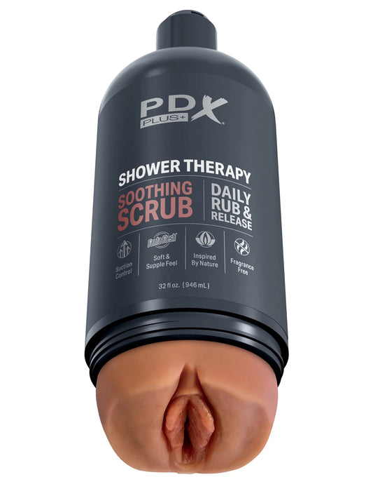 "Shower Therapy - Soothing Scrub - Tan PDRD622-22"