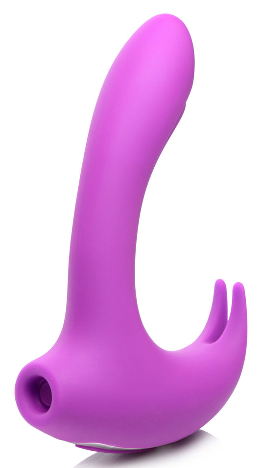 "12x Lux Rocker Pulsing and Vibrating G-Spot Rabbit - Pink INM-AG634"