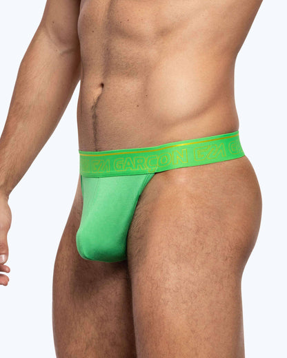 Green Bamboo Thong: XL