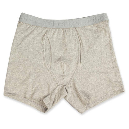 Boxer Brief | Solid Heather Gray Cotton Men's Underwear: XL
