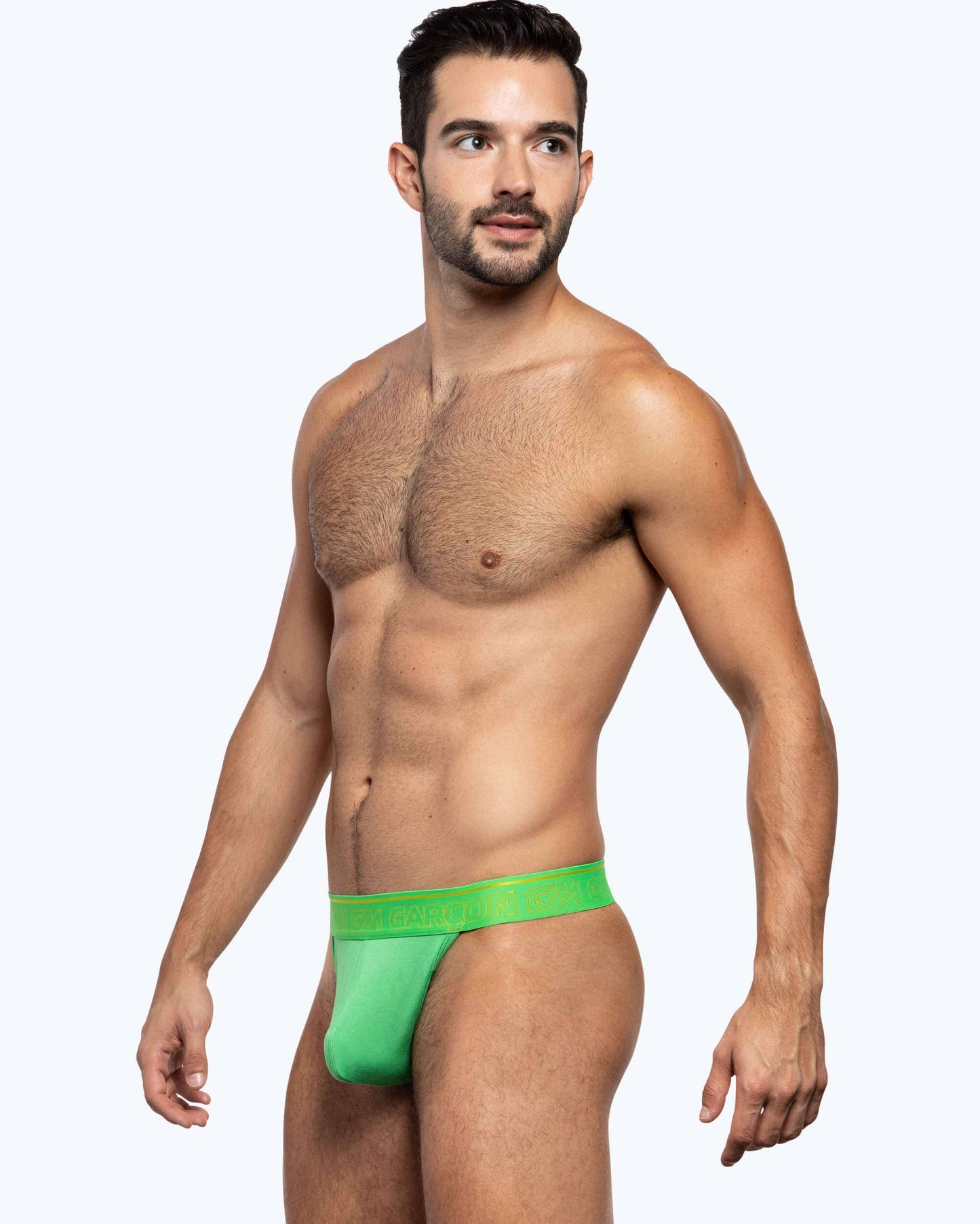 Green Bamboo Thong: XL