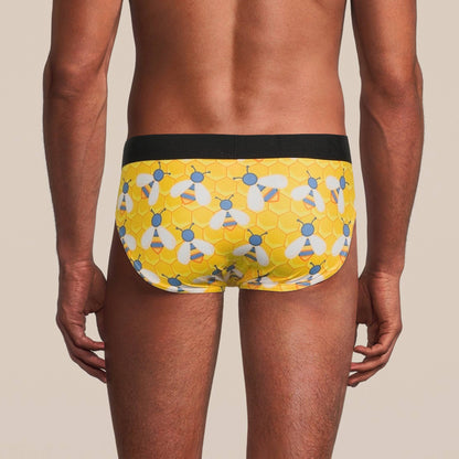 Men's Bee Brief Underwear: Small