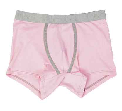 Trunk Solid Pink Cotton Boxer Men's Underwear: Small
