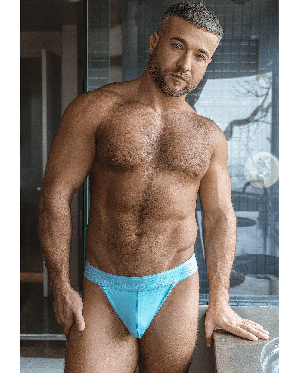 Baby Blue Bamboo Jockstrap: - Vegas Pride Positions