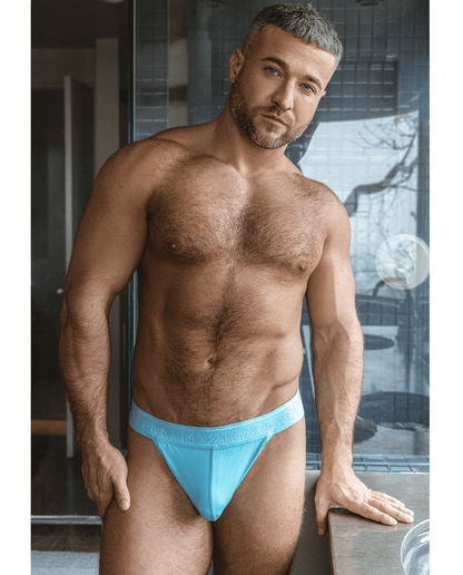 Baby Blue Bamboo Jockstrap: - Vegas Pride Positions