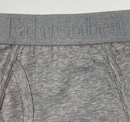 Boxer Brief | Solid Heather Gray Cotton Men's Underwear: - Vegas Pride Positions