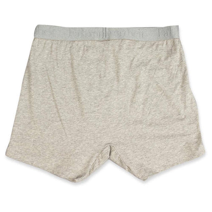 Boxer Brief | Solid Heather Gray Cotton Men's Underwear: L