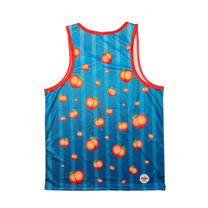 "Juicy Peach" Mesh Tank Top: Large