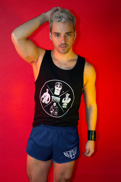 Tom of Finland "flying Cock" Shorts (Ranger Panties): NAVY / SMALL